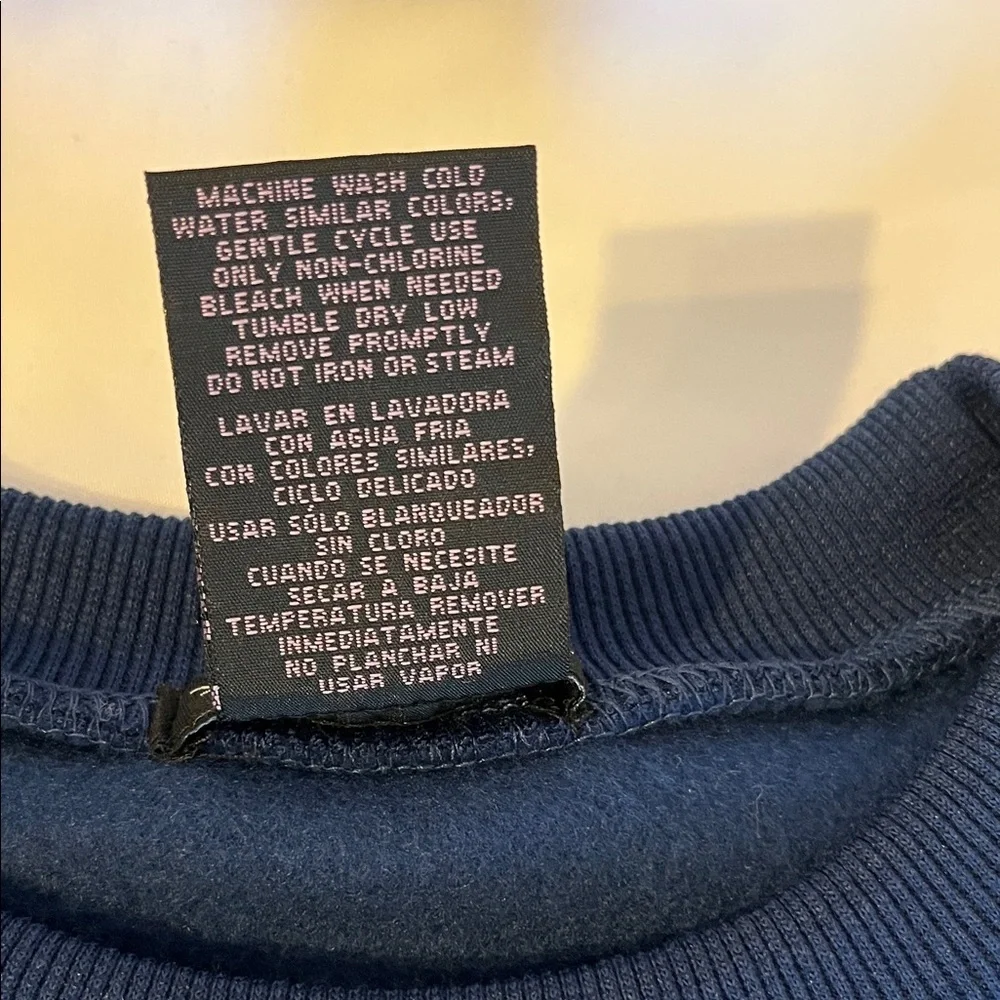 Xtraordinary Navy and Cream Crew Neck Sweater